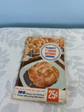 Vintage 1956 Pillsbury 7th Grand National Cookbook First Edition Bake Off
